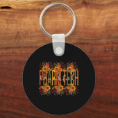 Thankful Pharmacy Technologist Thanksgiving Pharma Sleutelhanger (Voorkant)
