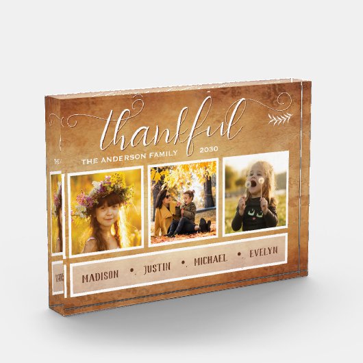 Thankful Photo Collage Thanksgiving  Fotoblokken (Links)