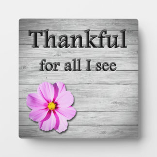 Thankful Plaque Fotoplaat