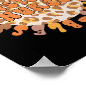 Thankful Psych Neurse Thanksgiving Psychische stoo Poster (Hoek)