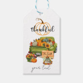 Thankful Pumpkin Cadeaulabel (Voorkant)
