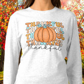 Thankful Pumpkin Long Sleeve Tshirt
