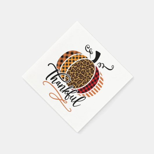 Thankful Pumpkin Patchwork Servet (Hoek)