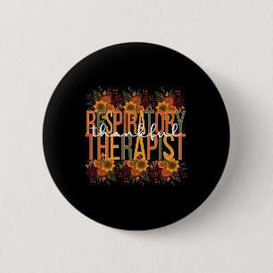 Thankful Respiratory Therapist Thanksgiving Ronde Button 5,7 Cm