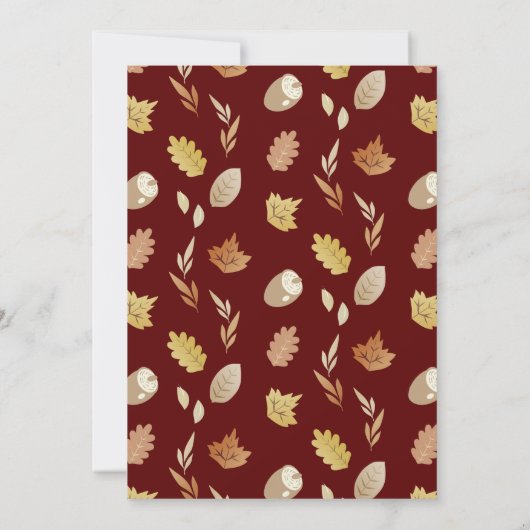 Thankful Script Thanksgiving 3 Photo Collage Card Bedankkaart (Achterkant)