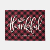 Thankful Season | Persoonlijke Thanksgiving Deurmat (Voorkant)