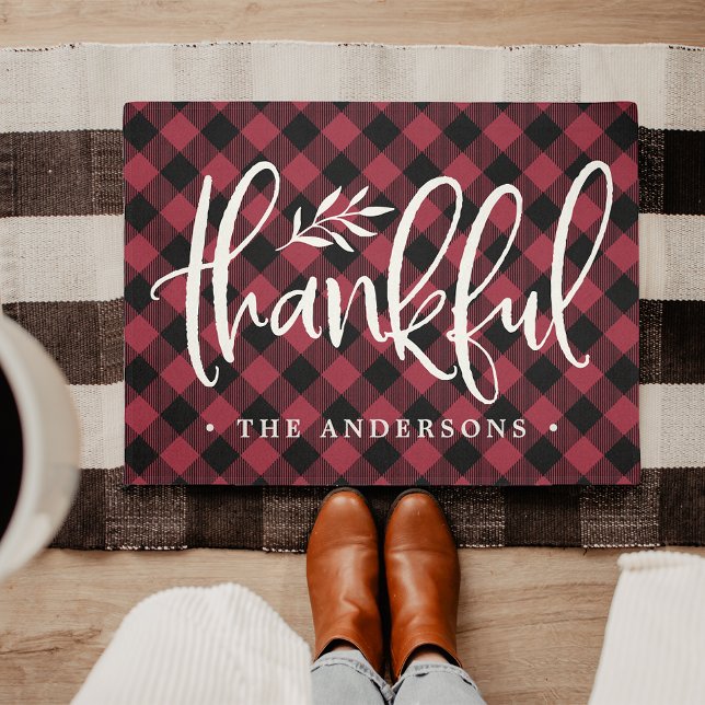 Thankful Season | Persoonlijke Thanksgiving Deurmat (Creator heeft geüpload)