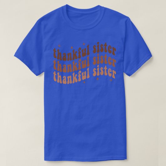 Thankful Sister Cheetah Heart Sister Life Fall Tha T-shirt (Design voorkant)