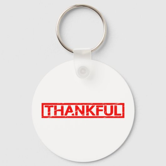 Thankful Stamp Sleutelhanger (Voorkant)