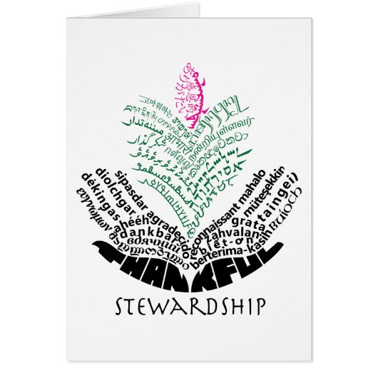 Thankful Stewardship Card - version 2 (Voorkant)