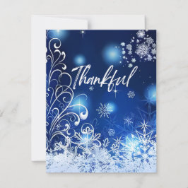 Thankful swirls  feestdagenkaart