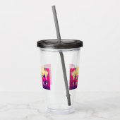 Thankful Thanksgiving Fles Acryl Drinkbeker (Links)