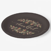 THANKFUL THANKSGIVING HERFST FOLIAGE PAPIER BORDEN PAPIEREN BORDJE (Gekanteld)