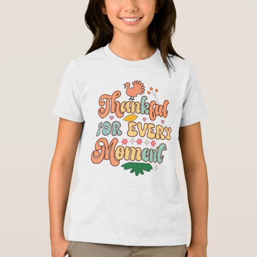 Thankful Thanksgiving T-Shirt (Voorkant)