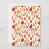 Thankful Thanksgiving Typografie Feestdagenkaart (Achterkant)