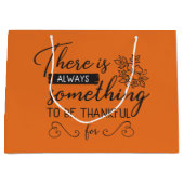 Thankful Thanksgiving word art Groot Cadeauzakje (Voorkant)