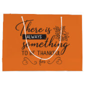 Thankful Thanksgiving word art Groot Cadeauzakje (Achterkant)