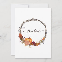 Thankful Thanksgiving Wreath