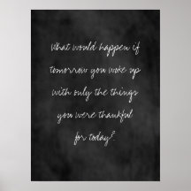 Thankful Today Chalkboard