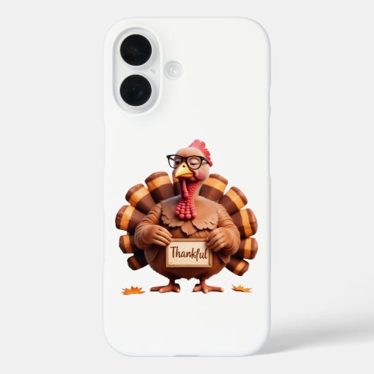 Thankful Turkey Design – Funny Holiday Art Case-Mate iPhone Case (Achterkant)