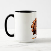 Thankful Turkey Design – Funny Holiday Art Mok (Links)