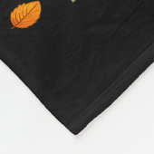 Thankful Turkey Funny Scrub Nurse Fall Thanksgivin Fleece Deken (Hoek)