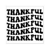 Thankful Typography  Zelfinktende Stempel (Design)