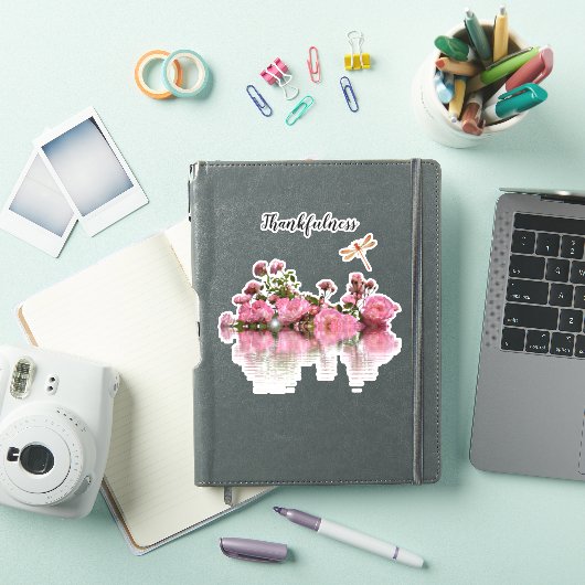 Thankfulness Roses Sticker (iPad Cover)