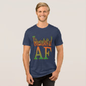 ThankfulPulse  Tri-Blend Shirt (Voorkant volledig)