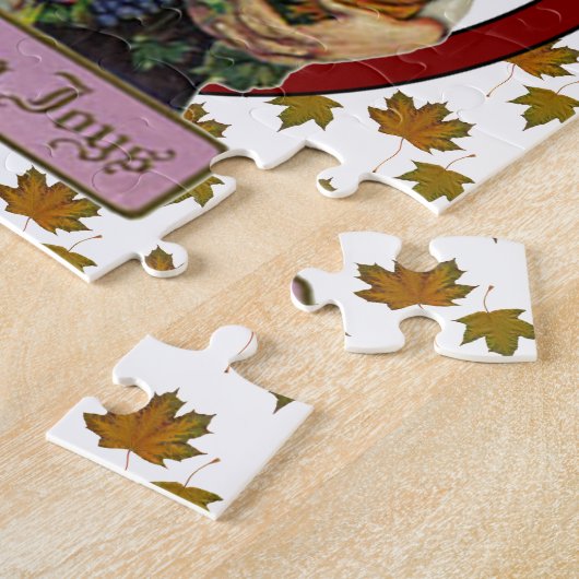 Thankgiving Joy puzzle Legpuzzel (Zijkant)