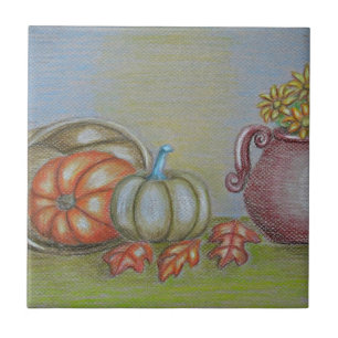Thankgiving stil leven tegeltje