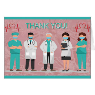 Thanking Medical staff