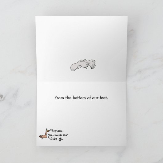 Thankle die u u kaardt hebt gedankt bedankkaart (Binnen)