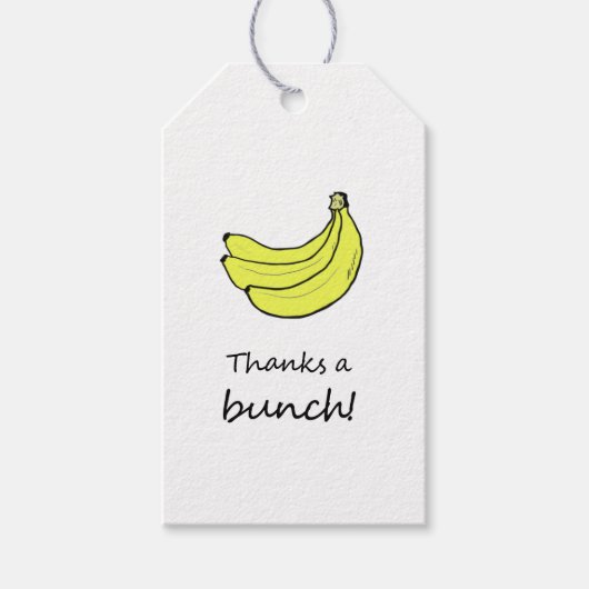 Thanks a Bunch Cadeaulabel (Voorkant)