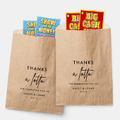 Thanks A Lotto Trouwkraskaarten Bedankzakje