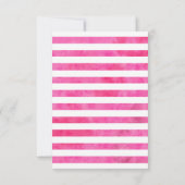 Thanks A Melon Roze Watermeloen Verjaardag Bedankkaart (Achterkant)