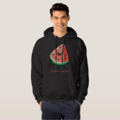 Thanks a melon Vegan Vegetarian Plantbased Meatfre Hoodie (Voorkant volledig)