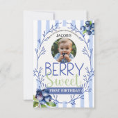 Thanks BERRY SWEET Flat Thank You Card Bedankkaart (Voorkant)