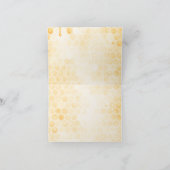 Thanks for Bee-ing You Bee Baby Shower Bedankkaart (Binnen)