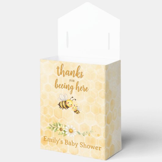 Thanks for Beeing here Baby Shower Bedankdoosjes (Open)