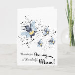 Thanks for being a wonderful mum kaart<br><div class="desc">Thanks for being a wonderful mum Card.</div>