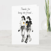 Thanks for Being my Friend that Understands ... Kaart (Voorkant)