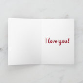 Thanks for being my Mom card Kaart (Binnen)