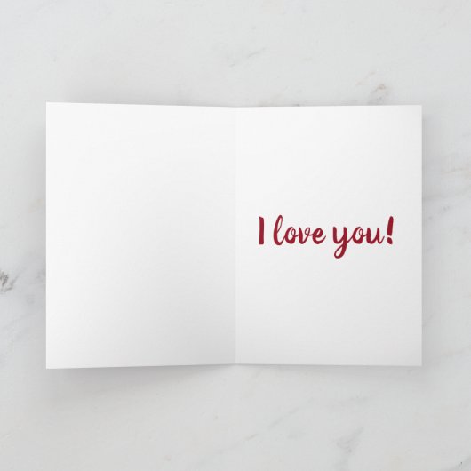 Thanks for being my Mom card Kaart (Binnen)