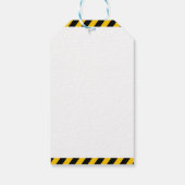 "Thanks for Building Memories –Construction Party Cadeaulabel (Achterkant)