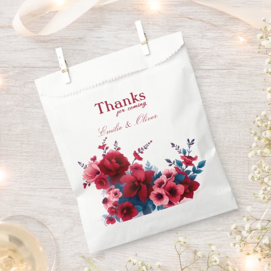 Thanks for coming and your name bedankzakje (Geknipt)