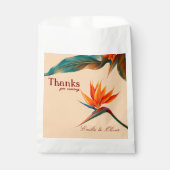 Thanks for coming and your name bedankzakje (Voorkant)