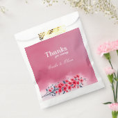 Thanks for coming and your name bedankzakje (Gezegeld)