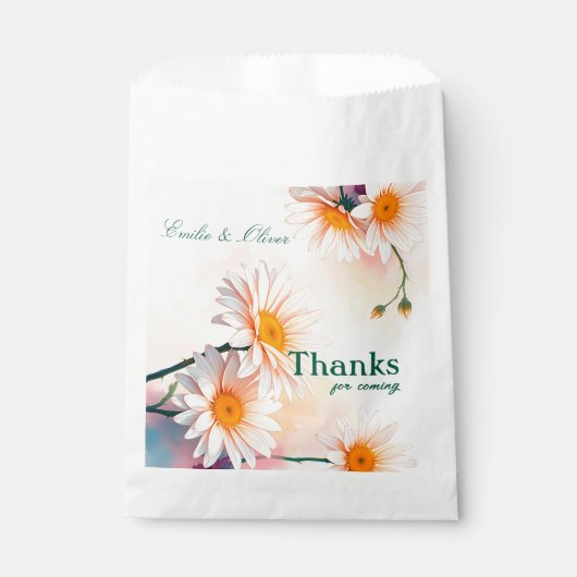 Thanks for coming and your name bedankzakje (Voorkant)