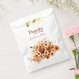 Thanks For coming and your name Bedankzakje